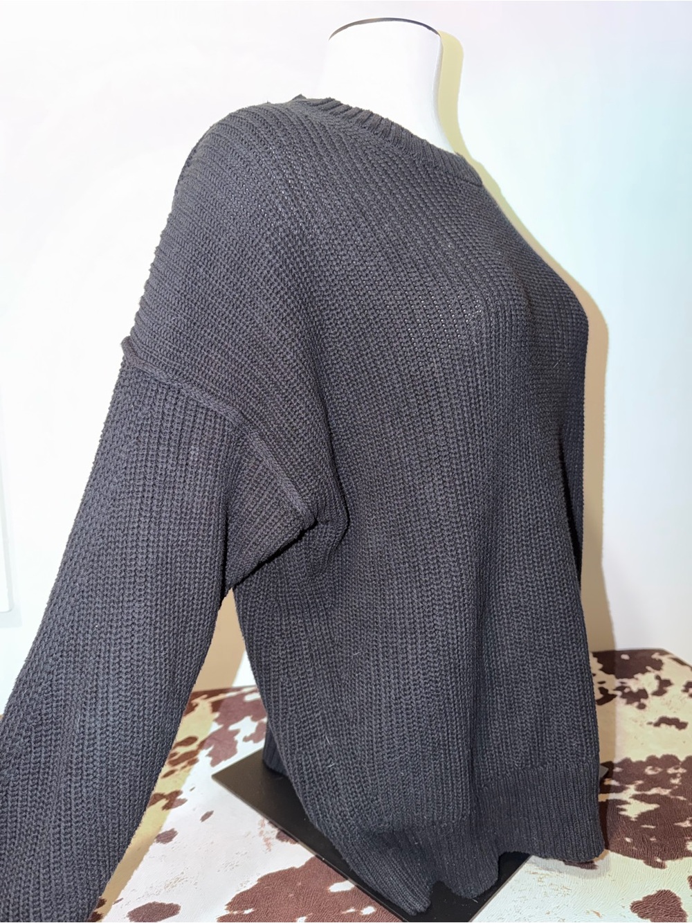 Basic black sweater - Picture 2 of 3